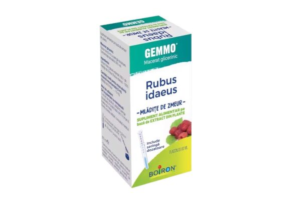Supliment alimentar pe baza de extract din plante, Rubus idaeus- Mladite de zmeur, 60 ml, Boiron