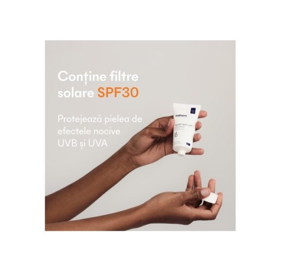 Crema hidratanta Aquafil Hydra Light, Ivatherm, cu protectie solara SPF 30, pentru pielea sensibila, 50 ml