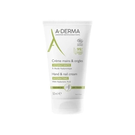 A-derma crema hidratanta pentru maini si unghii, 50 ml, Pierre Fabre Dermo-Cosmetique