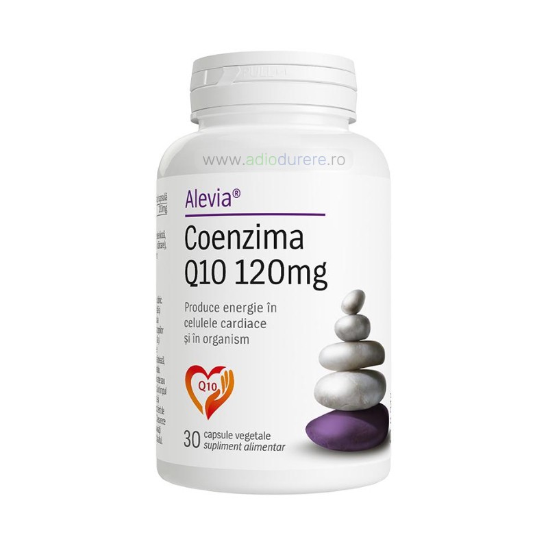 Supliment alimentar Coenzima Q10 120 mg, Alevia, 30 comprimate