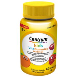 Supliment alimentar pentru copii Centrum Junior VitaGummy Multifruit, 60 jeleuri