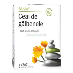 Ceai vrac de Galbenele pentru sustinerea sistemul digestiv si hepatobiliar, Alevia, 50g