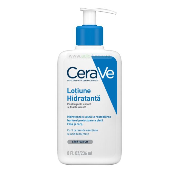 Lotiune hidratanta cu acid hialuronic, Cerave, 236 ml, 473 ml