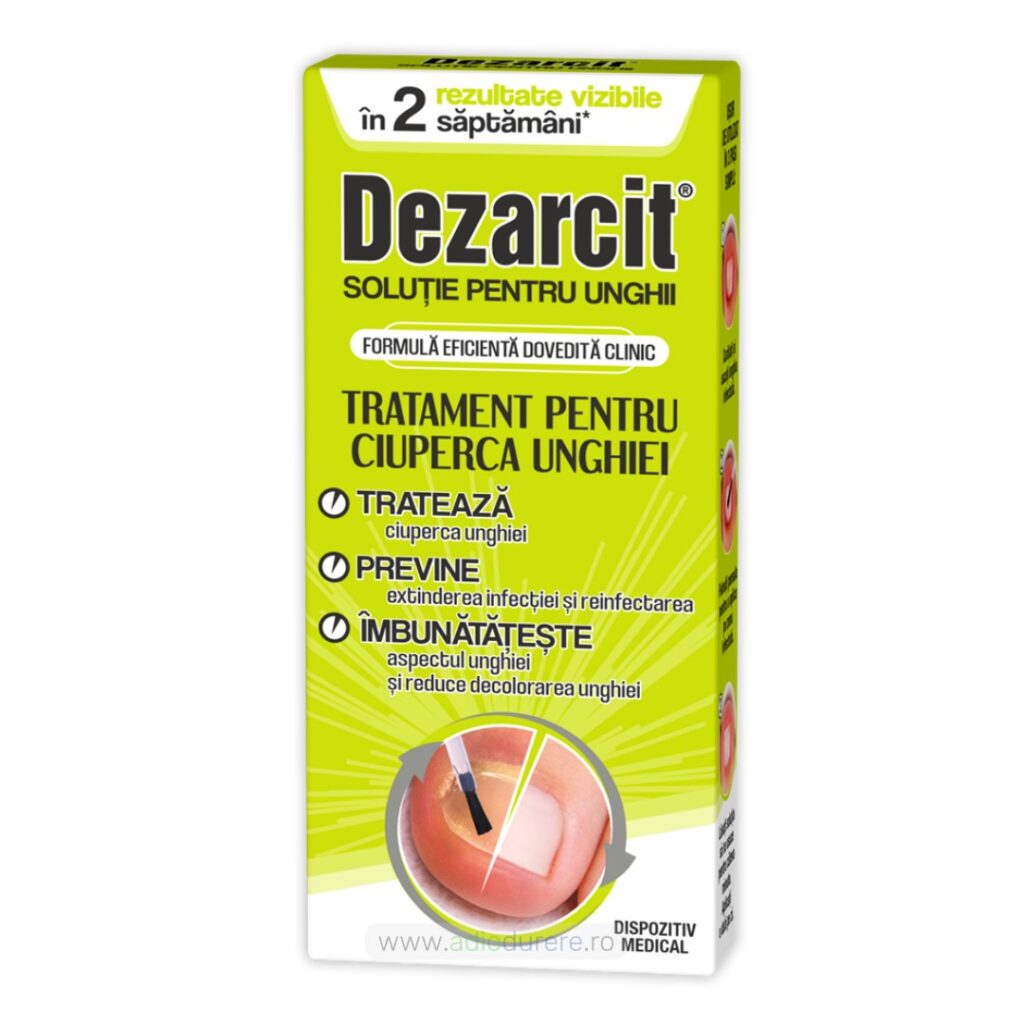 Tratament solutie pentru ciuperca unghiei, Dezarcit, 5 ml