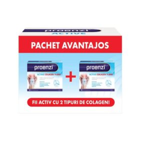 Pachet Proenzi Active Colagen 11.000mg, 14+14 flacoane unidoza, Walmark