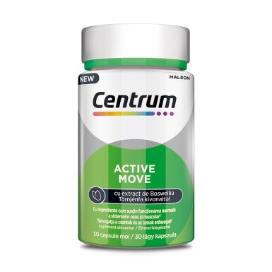 Centrum Active Move complex de nutrienti pentru a sustine performanta fizica, 30 capsule moi